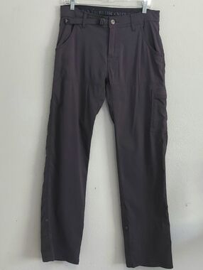 Prana Breathe Dark Gray Men Hiking Pants 31W X 32L Gorpcore